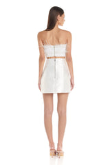 Simone Skirt | White - ELIYA THE LABEL