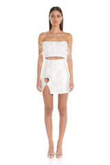 Simone Skirt | White - ELIYA THE LABEL