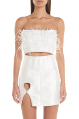 Simone Skirt | White - ELIYA THE LABEL