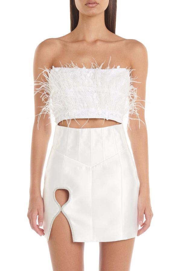 Simone Skirt | White - ELIYA THE LABEL