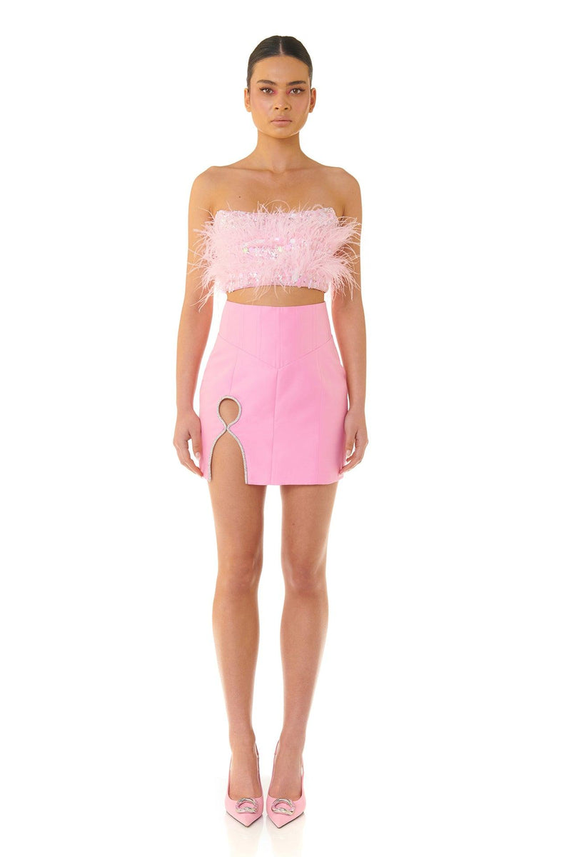 Simone Skirt | Pink - ELIYA THE LABEL