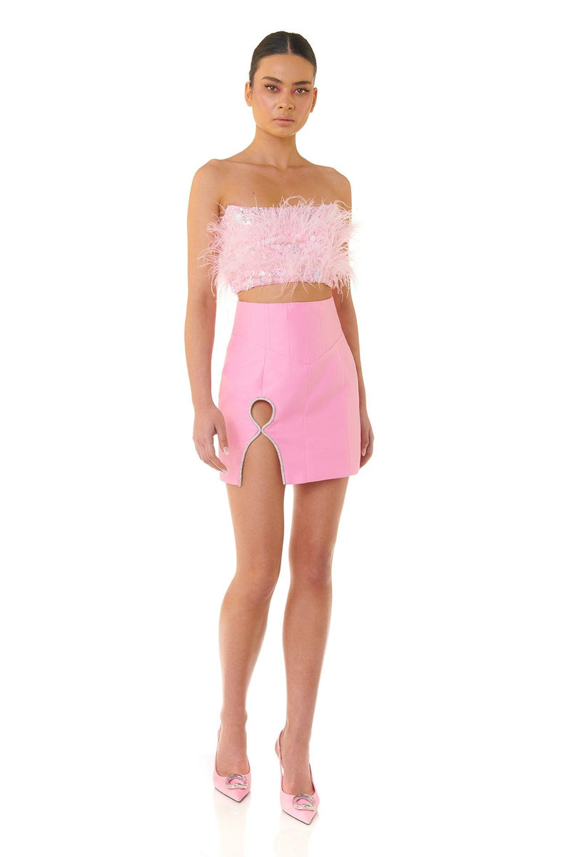 Simone Skirt | Pink - ELIYA THE LABEL