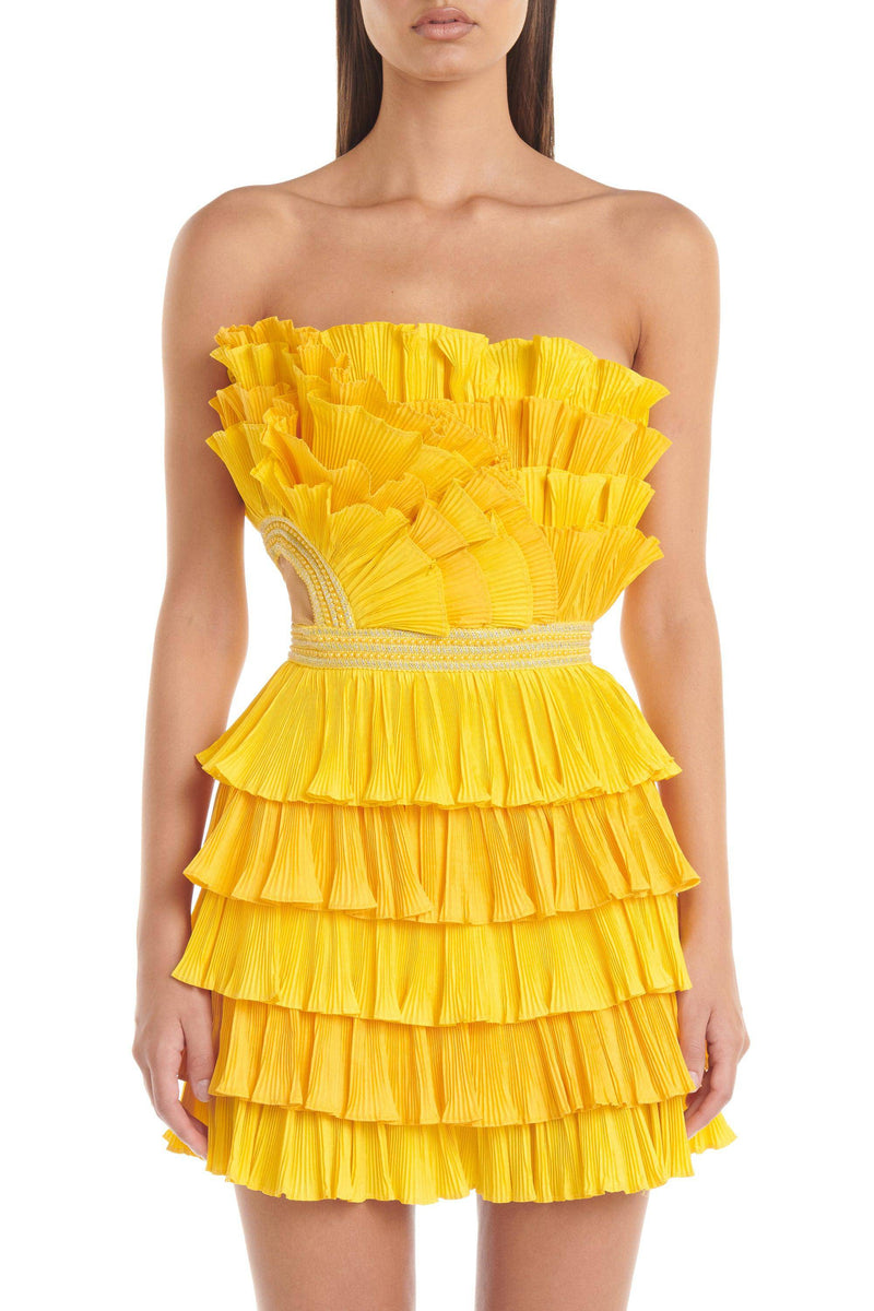 Josephine Dress | Yellow - ELIYA THE LABEL