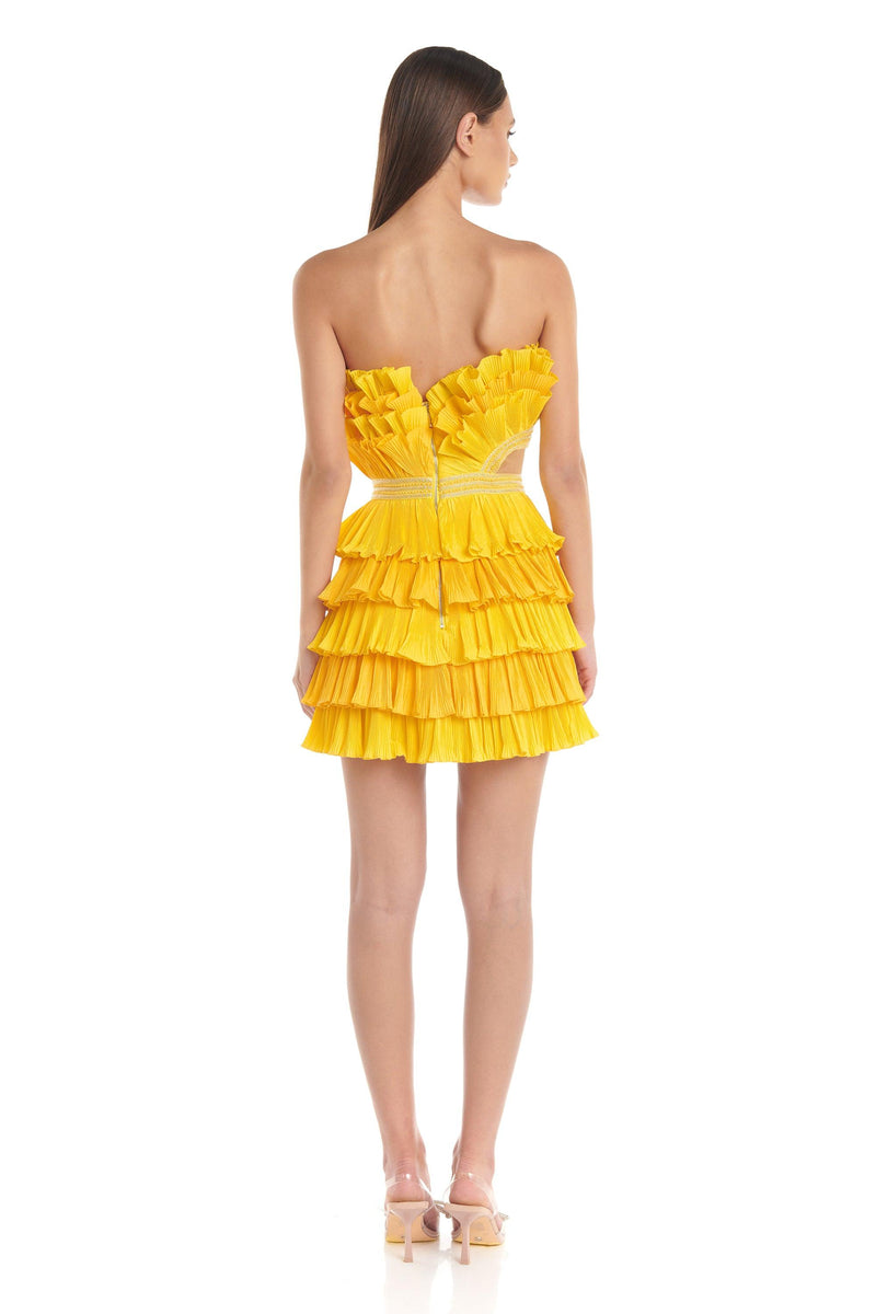 Josephine Dress | Yellow - ELIYA THE LABEL