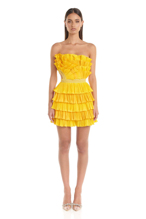 Josephine Dress | Yellow - ELIYA THE LABEL