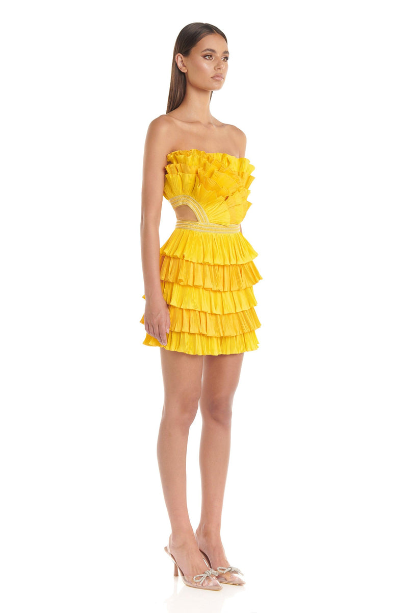 Josephine Dress | Yellow - ELIYA THE LABEL