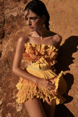 Josephine Dress | Yellow - ELIYA THE LABEL