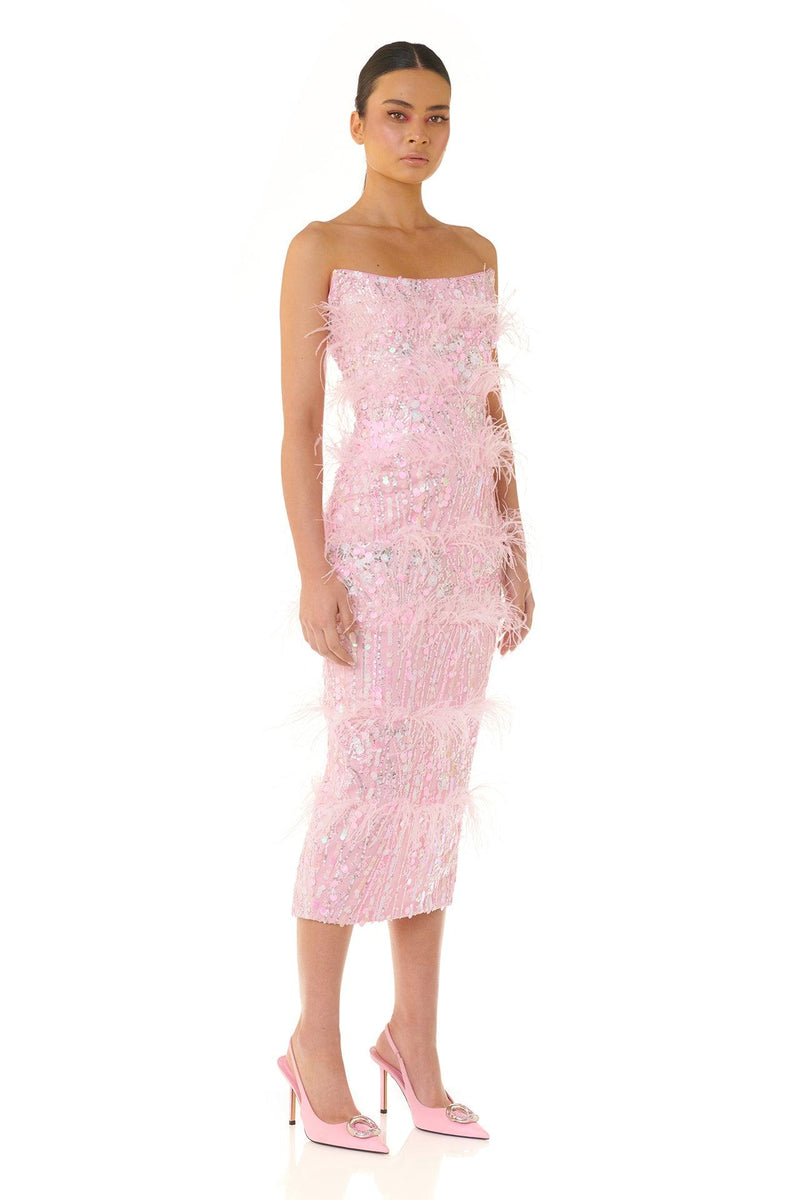 Madelyn Dress | Pink - ELIYA THE LABEL