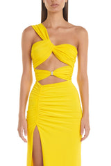 Natalie Maxi Dress | Yellow - ELIYA THE LABEL