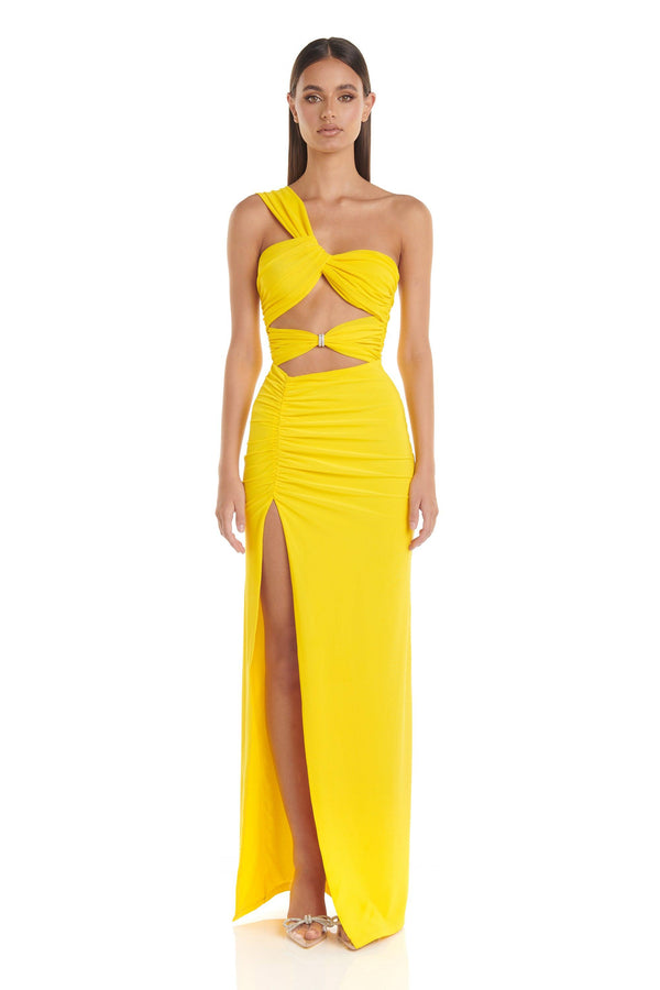 Natalie Maxi Dress | Yellow - ELIYA THE LABEL