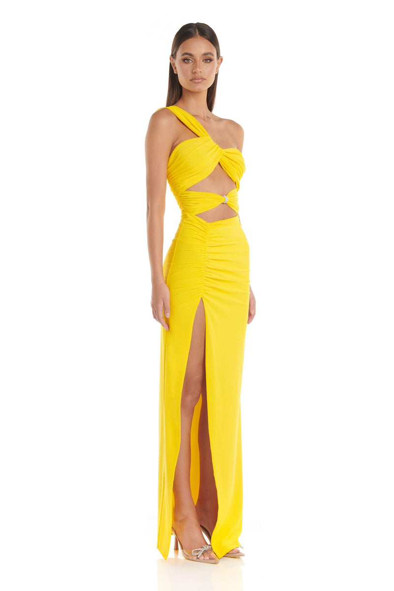 Natalie Maxi Dress | Yellow - ELIYA THE LABEL