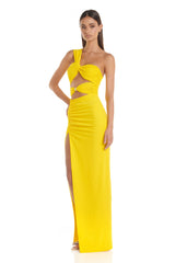 Natalie Maxi Dress | Yellow - ELIYA THE LABEL