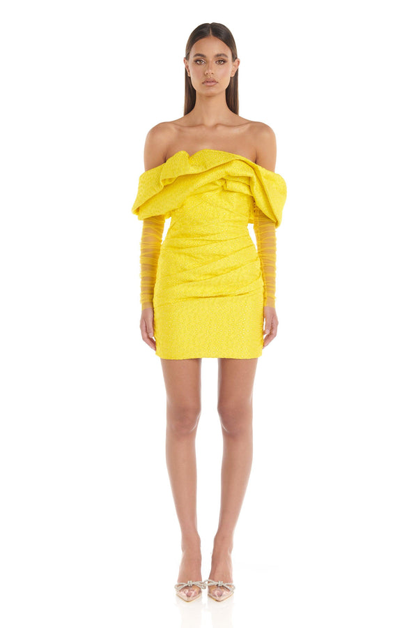 Oscar Dress | Yellow - ELIYA THE LABEL