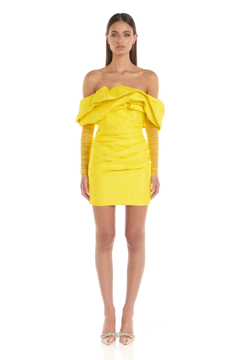 Oscar Dress | Yellow - ELIYA THE LABEL