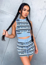 Sky Ribbed Knit Top - ELIYA THE LABEL