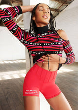 Stripe Knit Long Sleeve Top - ELIYA THE LABEL