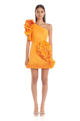 Zoiva Dress | Orange - ELIYA THE LABEL