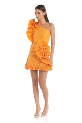 Zoiva Dress | Orange - ELIYA THE LABEL