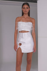 Simone Skirt | White